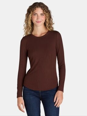 Bundle Of 5 No Boundaries Ribbed Crewneck Tee Long Sleeves Size Small